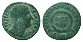 Constantine I (306-337 AD). AE Follis

Condition: Very Fine

Weight: 2.80 gr
Diameter: 18 mm