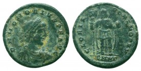 Honorius. A.D. 393-423. AE 

Condition: Very Fine

Weight: 5.20 gr
Diameter: 22 mm
