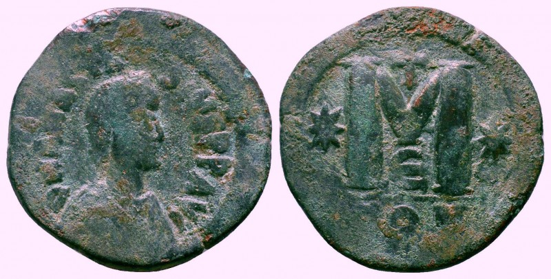 BYZANTINE,Anastasius I. 491-518 AD.AE Follis. Constantinople mint.


Condition: ...