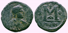 BYZANTINE.Justinian I.527-565 AD, AE Follis. 

Condition: Very Fine

Weight: 16.20 gr
Diameter: 30 mm