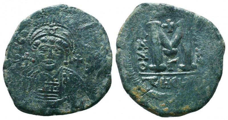 BYZANTINE.Justinian I.527-565 AD, AE Follis. 

Condition: Very Fine

Weight: 18....