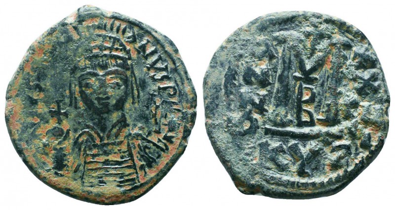 BYZANTINE.Justinian I.527-565 AD, AE Follis. 

Condition: Very Fine

Weight: 18....