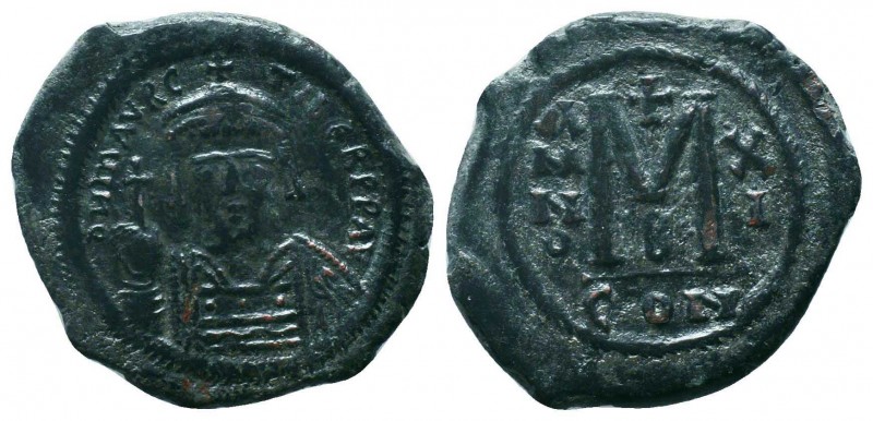 BYZANTINE.Justinian I.527-565 AD, AE Follis. 

Condition: Very Fine

Weight: 11....