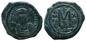 BYZANTINE.Justinian I.527-565 AD, AE Follis. 

Condition: Very Fine

Weight: 11.20 gr
Diameter: 31 mm