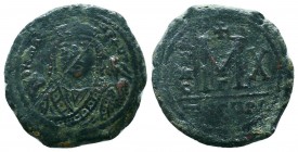 BYZANTINE.Maurice Tiberius, 582-602 AD. AE Follis,

Condition: Very Fine

Weight: 12.00 gr
Diameter: 31 mm