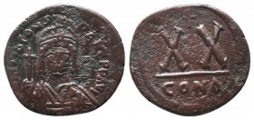 BYZANTINE.Tiberius II. 578-582 AD. AE Follis.

Condition: Very Fine

Weight: 7.70 gr
Diameter: 27 mm