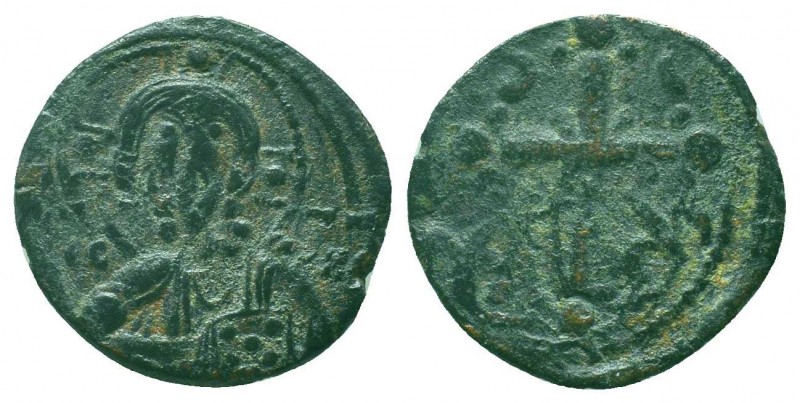 Anonymous follis. Depicting Christ. 10th - 12th C. AD, AE

Condition: Very Fine
...