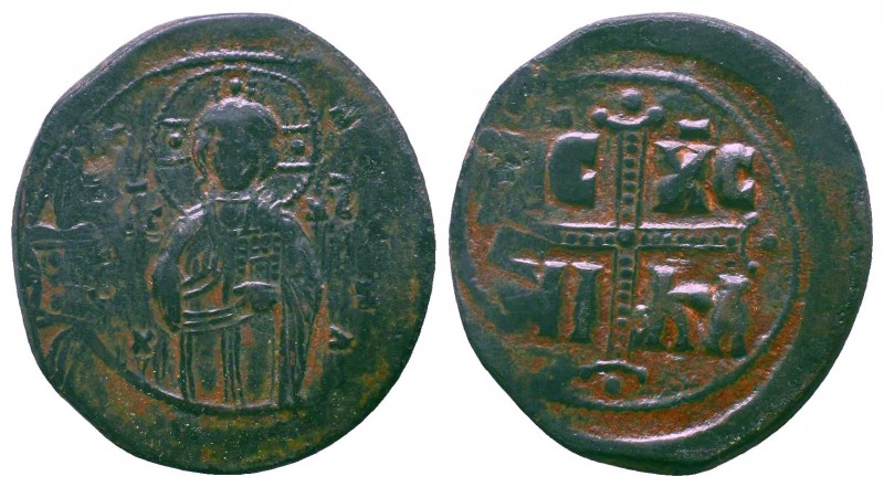 Anonymous follis. Depicting Christ. 10th - 12th C. AD, AE

Condition: Very Fine
...