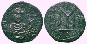 Heraclius and Heraclius Constantine 610-641 AD, AE Follis, Seleucia Isauriae mint.

Condition: Very Fine

Weight: 11.20 gr
Diameter: 29 mm