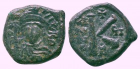 Maurice Tiberius, 582-602 AD.AE Half Follis, Antioch mint.

Condition: Very Fine

Weight: 6.20 gr
Diameter: 22 mm