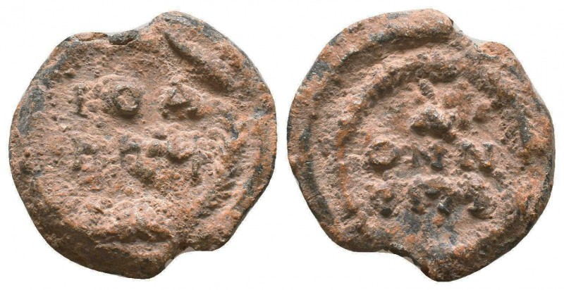 Byzantine bilingual lead seal (Latin&Greek) of John officer(6th cent.)

Conditio...