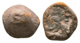 BYZANTINE SEALS. Uncertain (Circa 9th - 11th century).

Condition: Very Fine

Weight: 5.60 gr
Diameter: 13 mm