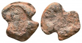 BYZANTINE SEALS. Uncertain (Circa 9th - 11th century).

Condition: Very Fine

Weight: 7.00 gr
Diameter: 22 mm
