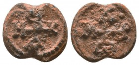 BYZANTINE SEALS. Uncertain (Circa 9th - 11th century).

Condition: Very Fine

Weight: 6.60 gr
Diameter: 20 mm