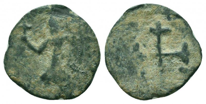 CRUSADERS. Baldwin II. 1108-1118 AD.AE Follis. Edessa mint.RARE COIN

Condition:...