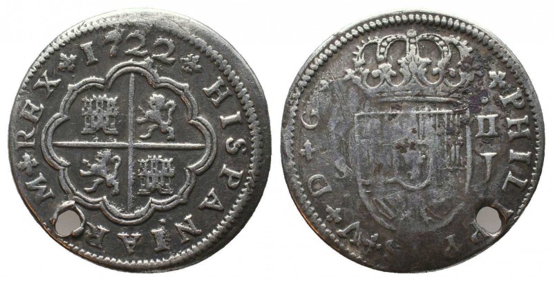 SPAIN. Philip V (First reign, 1700-1724). 

Condition: Very Fine

Weight: 5.10 g...