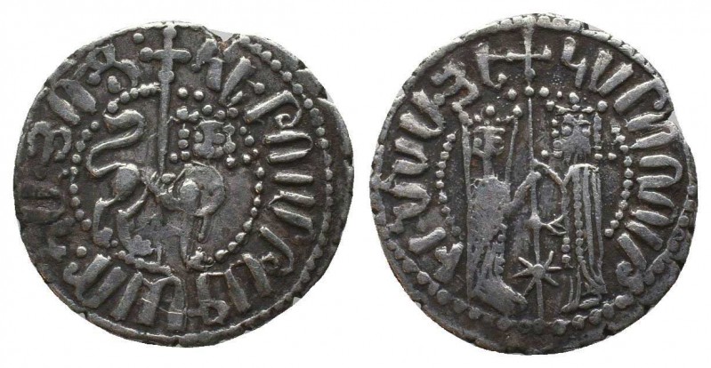 ARMENIA.Hetoum I and Zabel. 1226-1270. AR Tram.Sis mint

Condition: Very Fine

W...