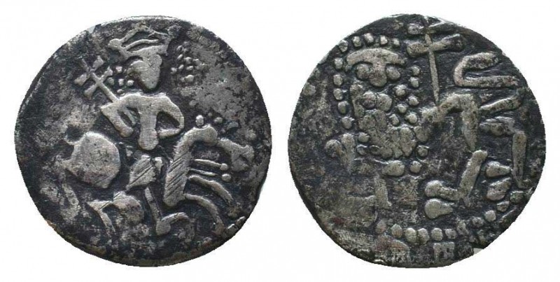 ARMENIA.Levon II.1270-1289 AD.AR Half Tram.Sis mint.

Condition: Very Fine

Weig...