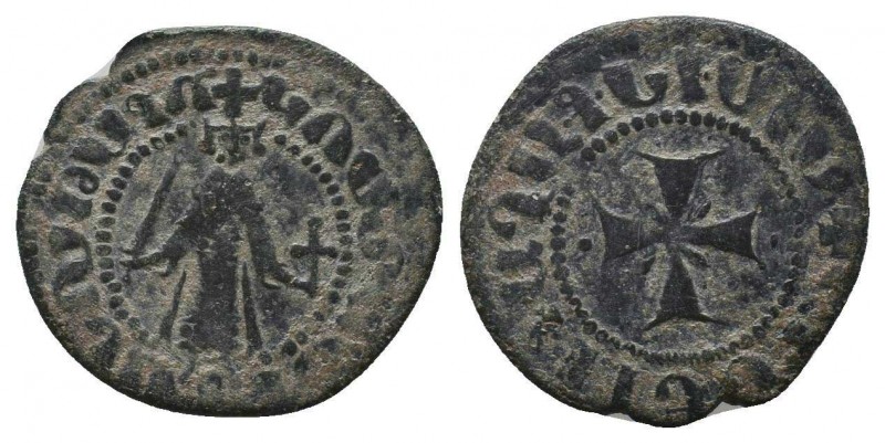 ARMENIA. Gosdantin I. 1298-1299.AE Kardez.Sis mint.

Condition: Very Fine

Weigh...