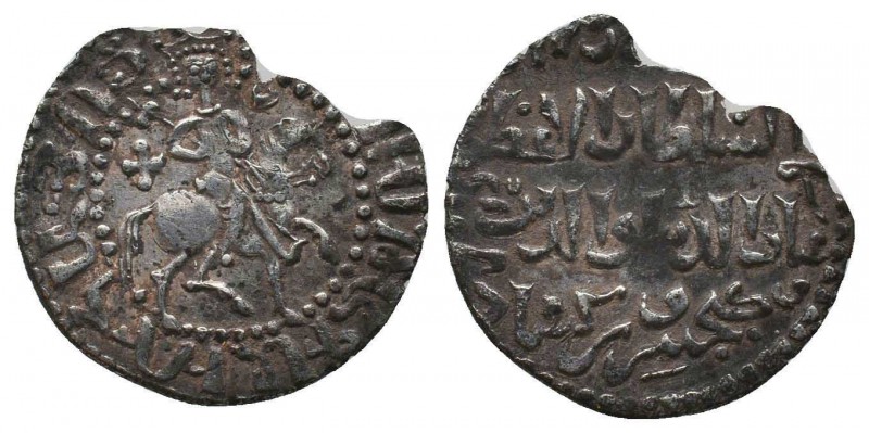 ARMENIA.Hetoum I & Kaykhusraw II . 1226-1270.AR Bilinqual Tram.Sis mint.

Condit...