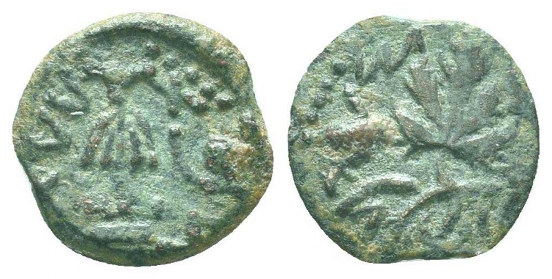 Judaea. First Jewish War. 66-70 C.E. AE prutah

Condition: Very Fine

Weight...