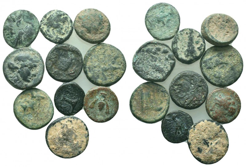 Ancient Roman Lot of 10 Greek Coins

Condition: Very Fine

Weight: gr
Diameter: ...