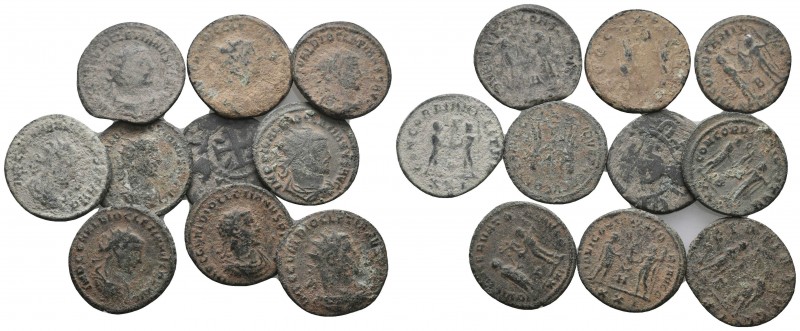Ancient Roman Lot of 10 Antoninianus,

Condition: Very Fine

Weight: gr
Diameter...
