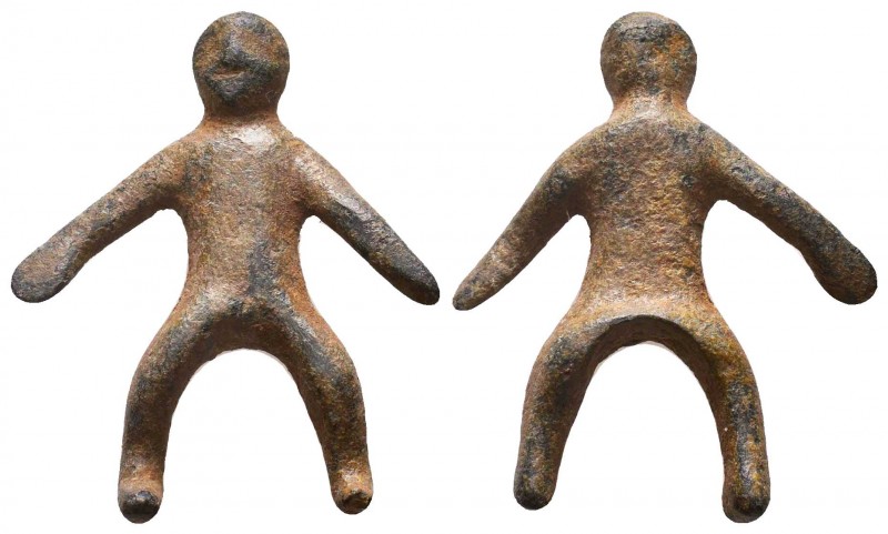 Bronze Horse Man, 1st - 2nd Century A.D

Condition: Very Fine

Weight: 11.80 gr
...