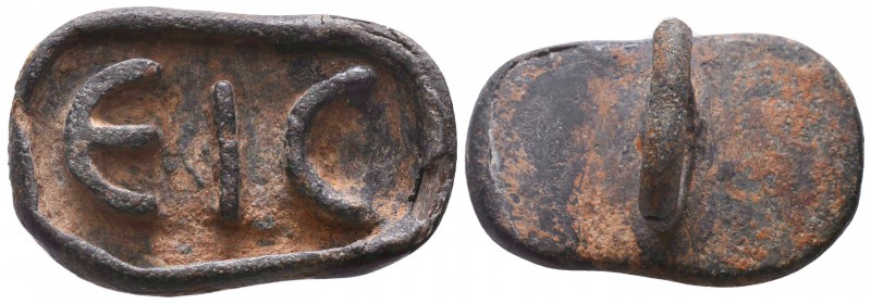 Bronze Bread Stamp with Letters, Circa 5th-7th Century AD.

Condition: Very Fine...