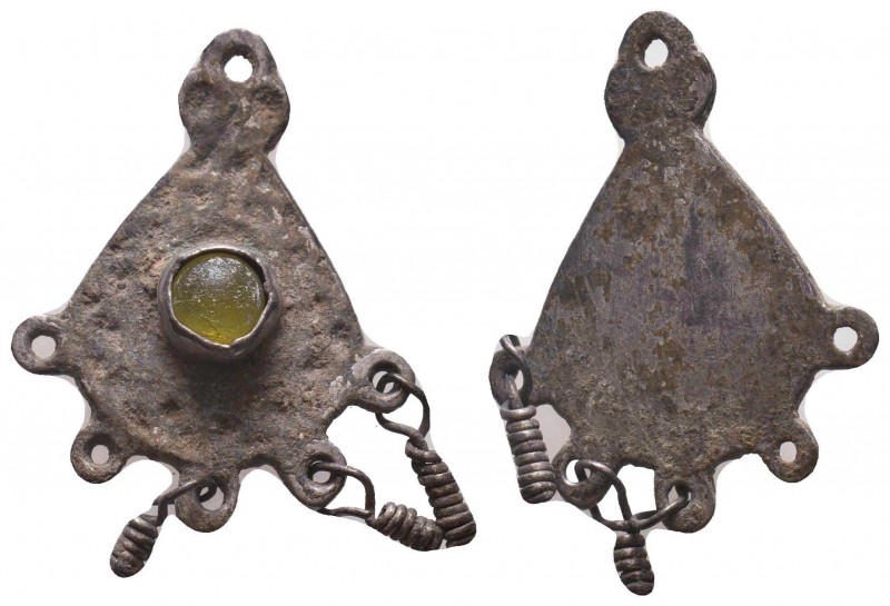 Armenian or Byzantine Silver Decorated Pendant, Circa 5th-7th Century AD.

Condi...