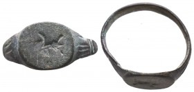 Ancient Rome, 1st-4th century AD. Bronze seal ring.

Condition: Very Fine

Weight: 2.50 gr
Diameter: 20 mm