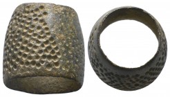 Byzantine Empire, c. 8th-12th century. Bronze timble

Condition: Very Fine

Weight: 16.30 gr
Diameter: 21 mm