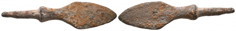 Crusaders, 13th century AD. Long iron arrowhead, 

Condition: Very Fine

Weight:...