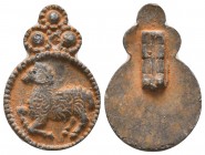 Byzantine Empire, c. 6th-8th century AD. Brooch??

Condition: Very Fine

Weight: 1.30 gr
Diameter: 24 mm