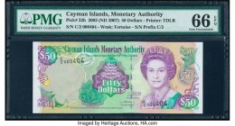 Cayman Islands Monetary Authority 50 Dollars 2003 (ND 2007) Pick 32b PMG Gem Uncirculated 66 EPQ. 

HID09801242017

© 2020 Heritage Auctions | All Rig...