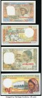 Comoros and Madagascar Group Lot of 7 Examples About Uncirculated-Crisp Uncirculated. From the Brigadier General Donald D. McClanahan Collection of Wo...