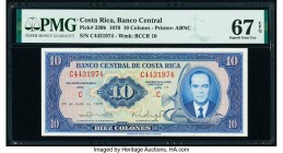 Costa Rica Banco Central de Costa Rica 10 Colones 30.6.1970 Pick 230b PMG Superb Gem Unc 67 EPQ. 

HID09801242017

© 2020 Heritage Auctions | All Righ...