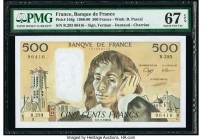 France Banque de France 500 Francs 2.2.1989 Pick 156g PMG Superb Gem Unc 67 EPQ. 

HID09801242017

© 2020 Heritage Auctions | All Rights Reserve