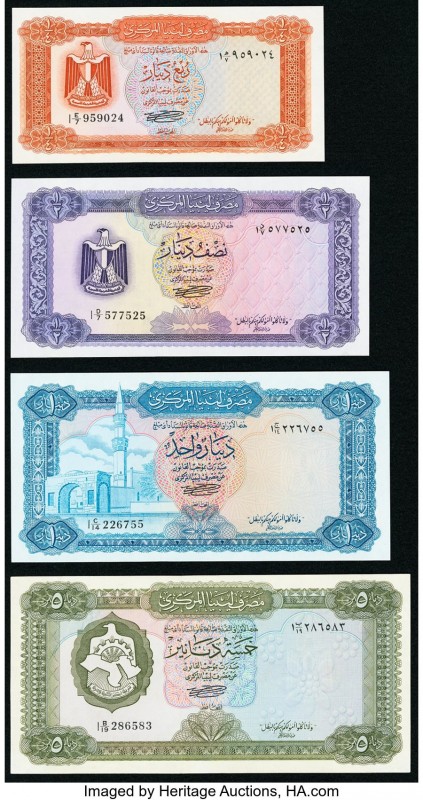 Libya Group Lot of 4 Examples About Uncirculated-Crisp Uncirculated. From the Br...