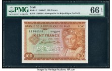 Mali Banque de la Republique du Mali 100 Francs 22.9.1960 (ND 1967) Pick 7 PMG Gem Uncirculated 66 EPQ. 

HID09801242017

© 2020 Heritage Auctions | A...