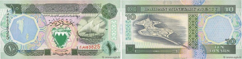 Country : BAHRAIN 
Face Value : 10 Dinars 
Date : (1993) 
Period/Province/Bank :...