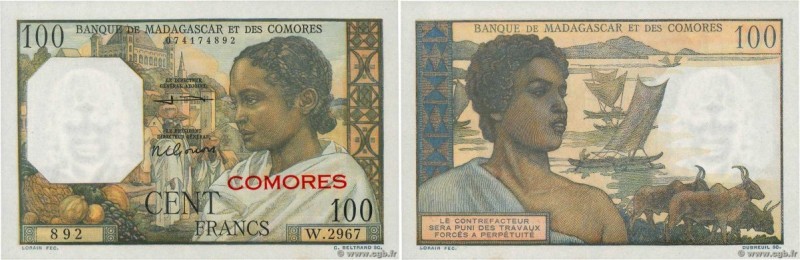 Country : COMOROS 
Face Value : 100 Francs 
Date : (1960) 
Period/Province/Bank ...