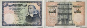 Country : SPAIN 
Face Value : 500 Pesetas 
Date : 19 février 1946 
Period/Province/Bank : Banco de Espana 
Catalogue reference : P.132 
Alphabet - sig...