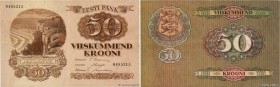 Country : ESTONIA 
Face Value : 50 Krooni 
Date : 1929 
Period/Province/Bank : Bank of Estonia 
Catalogue reference : P.65a 
Alphabet - signatures - s...