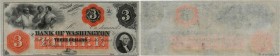 Country : UNITED STATES OF AMERICA 
Face Value : 3 Dollars Non émis 
Date : 1851-1866 
Period/Province/Bank : The Bank of Washington 
Department : Car...