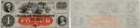 Country : UNITED STATES OF AMERICA 
Face Value : 4 Dollars Non émis 
Date : 1851-1866 
Period/Province/Bank : The Bank of Washington 
Department : Car...