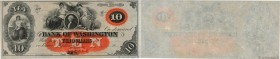 Country : UNITED STATES OF AMERICA 
Face Value : 10 Dollars Non émis 
Date : 1851-1866 
Period/Province/Bank : The Bank of Washington 
Department : Ca...