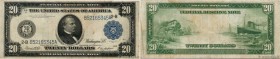 Country : UNITED STATES OF AMERICA 
Face Value : 20 Dollars 
Date : 1914 
Period/Province/Bank : Federal Reserve Note 
Department : New York 
French C...