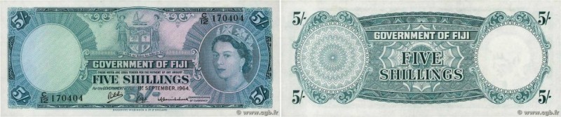 Country : FIJI 
Face Value : 5 Shillings 
Date : 01 septembre 1964 
Period/Provi...