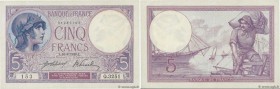 Country : FRANCE 
Face Value : 5 Francs VIOLET 
Date : 16 août 1918 
Period/Province/Bank : Banque de France, XXe siècle 
Catalogue reference : F.03.0...